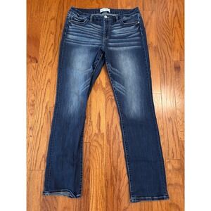 BKE Gabby Curvy Fit High Rise Straight Jeans Size 30x34